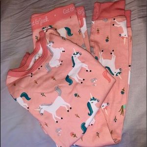 Never worn pjs unicorn